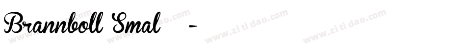 Brannboll Smal手机版字体转换